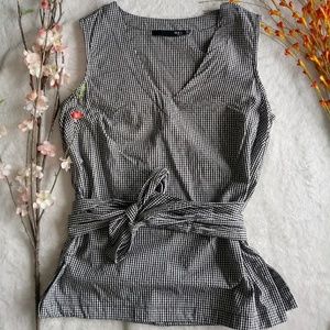 Vintage Inspired V Neck Blouse